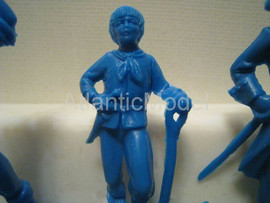 Солдатики 1/32 BUM Пираты 4 фигуры Синий цвет 8