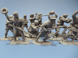 солдатики 1/32 Barzso поселенцы Бунсборо 14 фигур №2 4