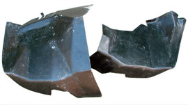 Подкрылки в передний бампер на Тойота Ленд Крузер-100