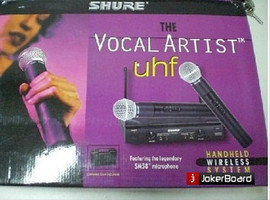 Микрофон SHURE SM58 радиосистема­ 2 микрофона.КЕЙС.магазин. 5