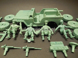 Солдатики 1/32 Atlantic Штабной автомобиль США 4