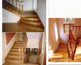 Деревянные лестницы в Раменском и комплектующие элементы на зака