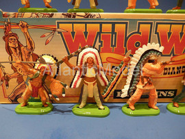 Солдатики 1/32 Britains Индейцы двенадцать первый