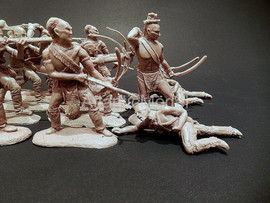 Солдатики 1/32 Barzso Шайенны двенадцать фиур 9
