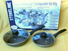 Stoneline набор из 8 пр. с антипригарным каменным покрытием 4