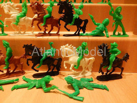Солдатики 1/32 Hofler Ковбои Четвертый Зеленый 26 5