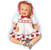 Коллекционная виниловая кукла Малышка с божьей коровкой Ручная работа 