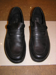 Новые чёрные демисезонные туфли, разм. 46, натуральная кожа, Юго