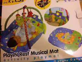 Музыкальный игровой коврик с дугами и бортиками, K'S Kids 600 р.