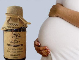 100% Кокосовое масло для будущих мам. От растяжек у беременных