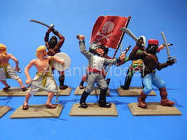 Солдатики 1/32 DSG Пираты 12 фигур 6 поз Ренессанс 5