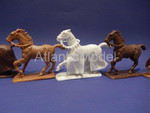 солдатики 1 32 EXFORCE Рыцарские лошади в попонах и без попоны