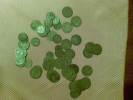 монеты 1929-1957гг и облигация 100