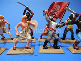 Солдатики 1/32 DSG Пираты 12 фигур 6 поз Ренессанс 9