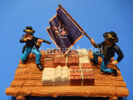 Солдатики 1/32 DSG Плот армии Федерации ACW 6