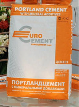 Продаем Цемент М500 Д20 Евроцемент (мешок 50 кг)