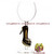 Бокал фигурный для вина Золушка 21 века туфелька Chanel. Высота 20 см.