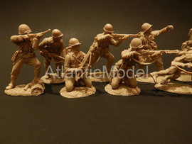 Солдатики 1/32 Сonte US Пехота Девять поз Св. кор. 3