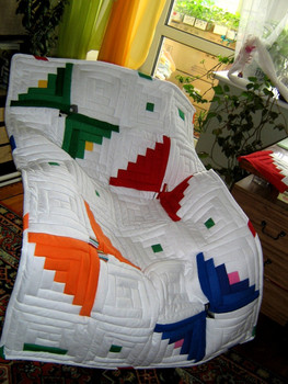 детское лоскутное одеяло "Бабочки"