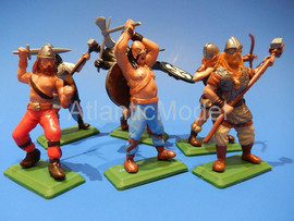 Солдатики 1/32 DSG Викинги в атаке 6 фигур 5 поз
