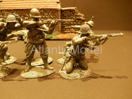 Солдатики 1/32 Сonte Пехота США третий набор WWII 8