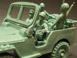 Солдатики 1/32 Atlantic Штабной автомобиль США 10