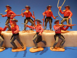 Солдатики 1/32 Timpo Ковбои Первый набор 12 фигур 7