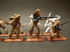 Солдатики 1/32 DSG Пешие мексиканцы 12 Не окрашены 5
