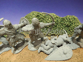 Солдатики 1/32 CONTE Норманы set 2 set 1 Семь шт 6