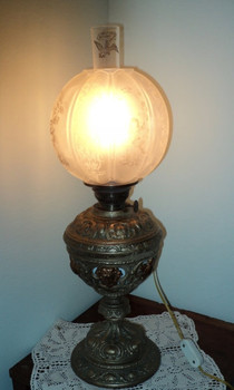 Антикварная церковная лампа, 19 век, Италия