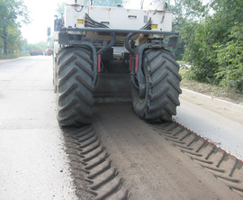 стабилизация грунта ремонт дорог методом холодного ресайклинга
