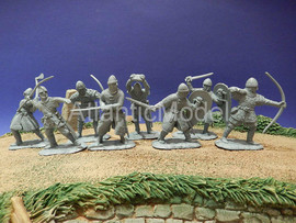 Солдатики 1/32 CONTE Норманны set 1 Крисагон 8 шт 6