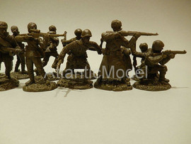 Солдатики 1/32 tssd Советская армия 16 фигур WWII 4