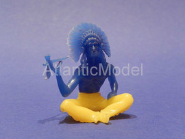 Солдатики 1/32 Hofler Индейцы Первый разный цвет 3 5