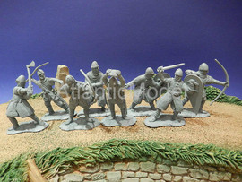 Солдатики 1/32 CONTE Норманны set 1 Крисагон 8 шт 8