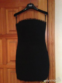 Корсетное платье-бюстье "DG", Италия