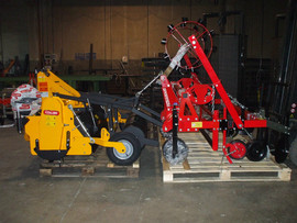 Фрезерный грядообразователь в комплекте с пленкоукладчиком (Итал