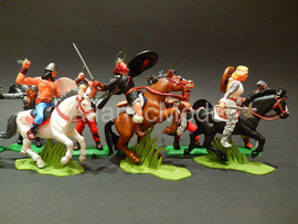 Солдатики 1/32 DSG Конные и пешие викинги 7