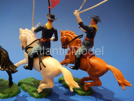 Солдатики 1/32 Elastolin 7 кавалерия США Вестерн 7