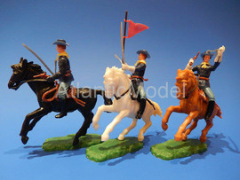 Солдатики 1/32 Elastolin 7 кавалерия США Вестерн 4