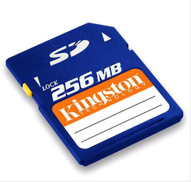 Карта памяти SD Kingston 256 Мб