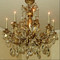 Старинная итальянская хрустальная люстра