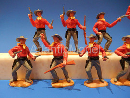 Солдатики 1/32 Timpo Ковбои Первый набор 12 фигур 3