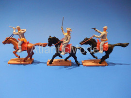 Солдатики 1/32 Plasty Кавалеристы Конфедерации 3 6