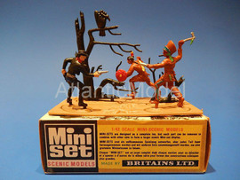 Солдатики 1/42 Britains Индейцы ковбой 40 мм Весте 6