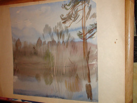 рис. акварель 70г " пейзаж"