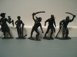 Солдатики 1/32 BUM и Marx Пираты 8 фигур в 8 позах 4