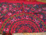 Красный новый яркий платок 120 х 120 см * Союз