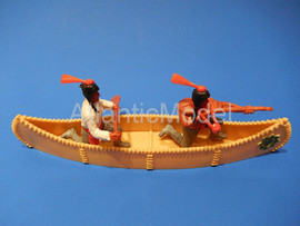 Солдатики 1/32 Timpo Индейцы Сарси в пироге 2 шт 7
