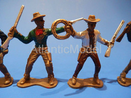 Солдатики 1/32 ??? Ковбои пешие 8 фигур в 4 позах 8